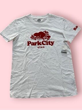 Roots Women’s White Tee (Park City Utah)